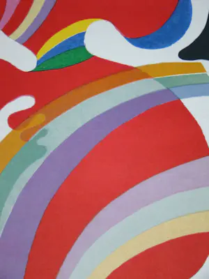 Wassily Kandinsky - De Rode Vorm - 1969 - Originele lithografie - Mourlot kopen? Bied vanaf 100!