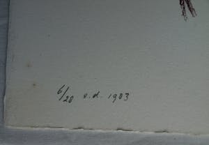 Kees Slegt - Litho, “Zonder titel” – 1983 – oplage 28 ex. kopen? Bied vanaf 35!