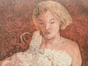 Marcel Schellekens - Saskia met bloemen kopen? Bied vanaf 90!