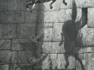 Frederik Hendrik Weissenbruch - Litho, Sprong van de laatste Mammeluk – ingelijst - ca 1870 kopen? Bied vanaf 10!