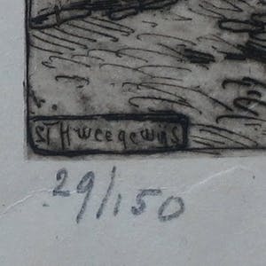 Hendrik Weegewijs - Ets: dorpsgezicht kopen? Bied vanaf 49!