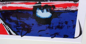 Herman Brood - ingelijste zeefdruk: Jimmy Hendrix (prachtige lijst!) kopen? Bied vanaf 550!
