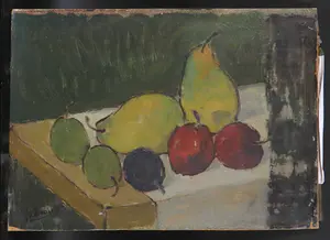 Jac Bodaan - Olieverf op paneel, Stilleven met pruimen kopen? Bied vanaf 100!