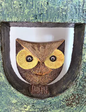 Faience- en Tegelfabriek Westraven - Tegel Uil kopen? Bied vanaf 100!