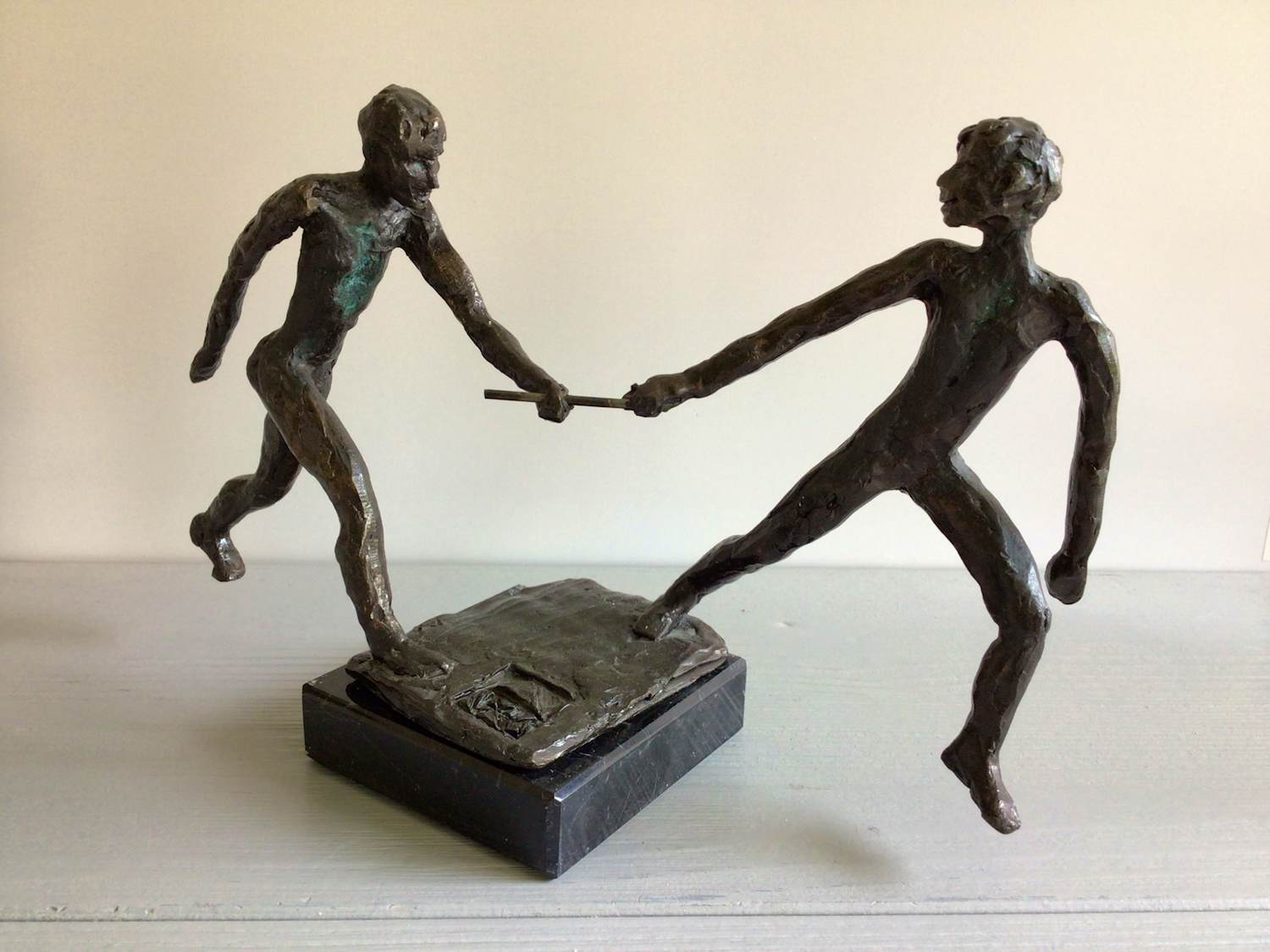 Astrid Veldhuyzen-Koppen - “ De Estafette lopers “ verkocht voor € 99!