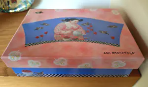 Ada Breedveld - Espressokopjes met schotel (2), vrolijk! kopen? Bied vanaf 45!