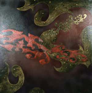 Valentin Bakardjiev - Olieverf op doek, Zonder titel verkocht voor € 80!