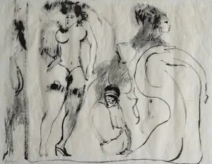 Luis Filcer - gesigneerde ingelijste tekening kopen? Bied vanaf 109!