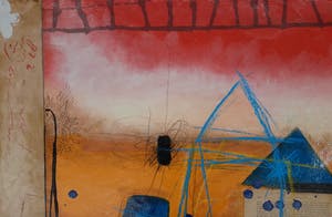 Theo Koster - Liggend rood nr. 345 kopen? Bied vanaf 30!