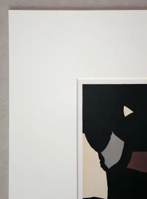 Nicolas de Staël - Composition sur fond noir - 1958 - Lithografie gesigneerd en gedateerd kopen? Bied vanaf 250!