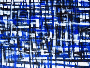 Monique Polak - Angst en verdriet - Acrylverf op papier kopen? Bied vanaf 30!