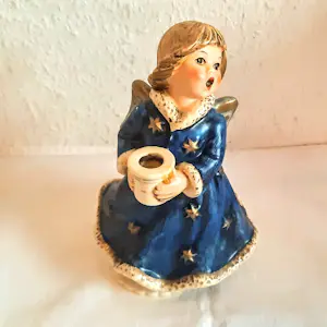 Porzellanfabrik W. Goebel - Engel Figur Keramik Spieluhr HX328 von 1965 spielt Stille Nacht Höhe 17 cm kopen? Bied vanaf 70!