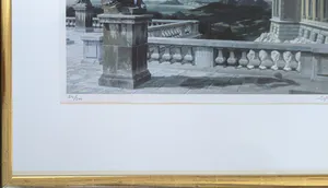 Carel Willink - Zeefdruk 2 beelden met museum in Versailles, gesigneerd Sylvie Willink 54/200 kopen? Bied vanaf 200!