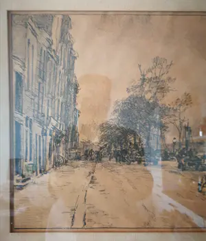 Johan Hendrik van Mastenbroek - Kade Rotterdam. Handgesigneerd. kopen? Bied vanaf 1!