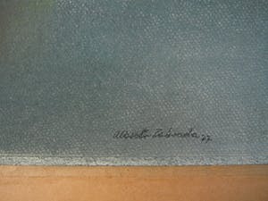 Alberto Taboada - Paarden aan de oever van de Waal -pastel 1977- kopen? Bied vanaf 1!