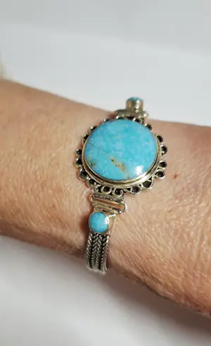 turquoise navajo armband unisex kopen? Bied vanaf 150!