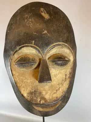 Kwele - 221044 - old African mask from the Kwele - Angola. kopen? Bied vanaf 49!