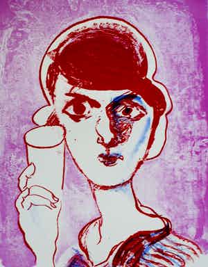 Lucebert - Litho - 1969 verkocht voor € 225!