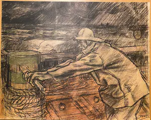 Jan Toorop - Vada Map: Zes tekeningen van Jan Toorop kopen? Bied vanaf 110!