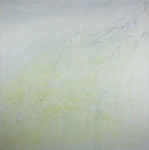 Janus Nuiten - Olieverf op doek, Structuur uit de bergen - Ingelijst (Groot) kopen? Bied vanaf 200!