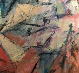 Fred Sieger - Abstracte compositie - #610 kopen? Bied vanaf 425!