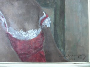 Paula Verberckmoes - Portret van jong meisje op stoel. kopen? Bied vanaf 35!