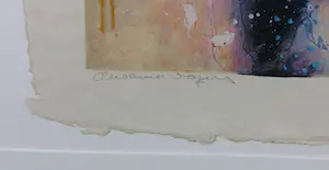 Alexander Vogels - Zeefdruk, Zonder titel - Ingelijst kopen? Bied vanaf 1!