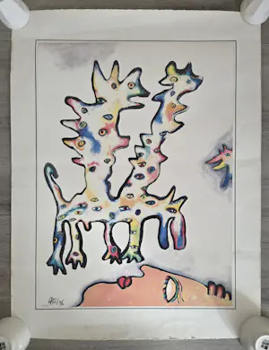 Ad Arma - De Droom. Groot werk op geschept papier. kopen? Bied vanaf 20!