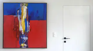 Henk Severens - Femme Jaune - Acryl op doek - 125x120 cm kopen? Bied vanaf 490!