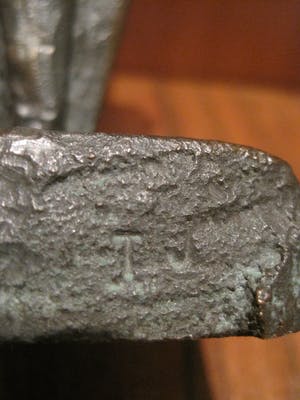 Brons (Onbekend) - Twee figuren kopen? Bied vanaf 110!