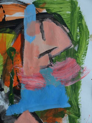 Peter Klashorst - Acrylverf op papier – Abstract werk – 70 x 50 cm - 2016 kopen? Bied vanaf 1!