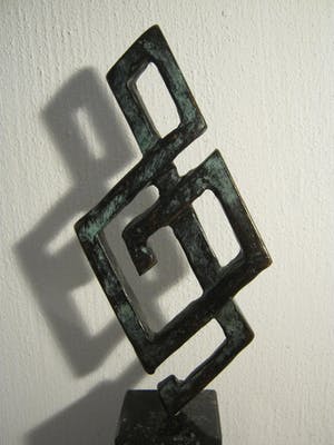 Brons (Onbekend) - Brons sculptuur - Muzieksleutel kopen? Bied vanaf 100!