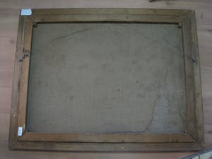 Niet of onleesbaar gesigneerd - In 1921 geschilderd Magisch Realistisch "Bergachtig landschap" gesigneerd kopen? Bied vanaf 10!