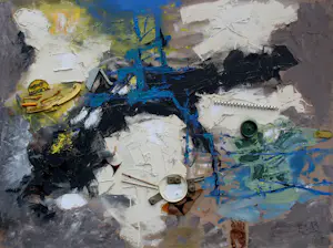 Jan Elburg - materieschilderij - 1965 kaufen? Bieten Sie von 1199!