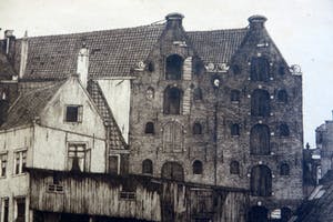 Petrus Johannes Teunissen - Amsterdam.Gezicht op Bickerseiland. kopen? Bied vanaf 40!