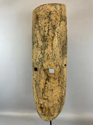 Fang - 220312 - Tribal used Old African Fang mask - Gabon. kopen? Bied vanaf 45!