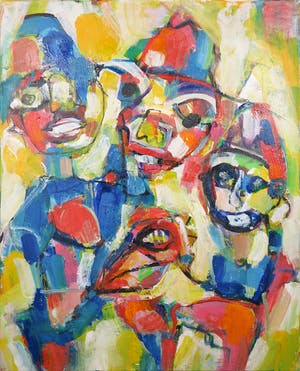 Christine Spierings - Olieverf op doek, Moving kopen? Bied vanaf 50!