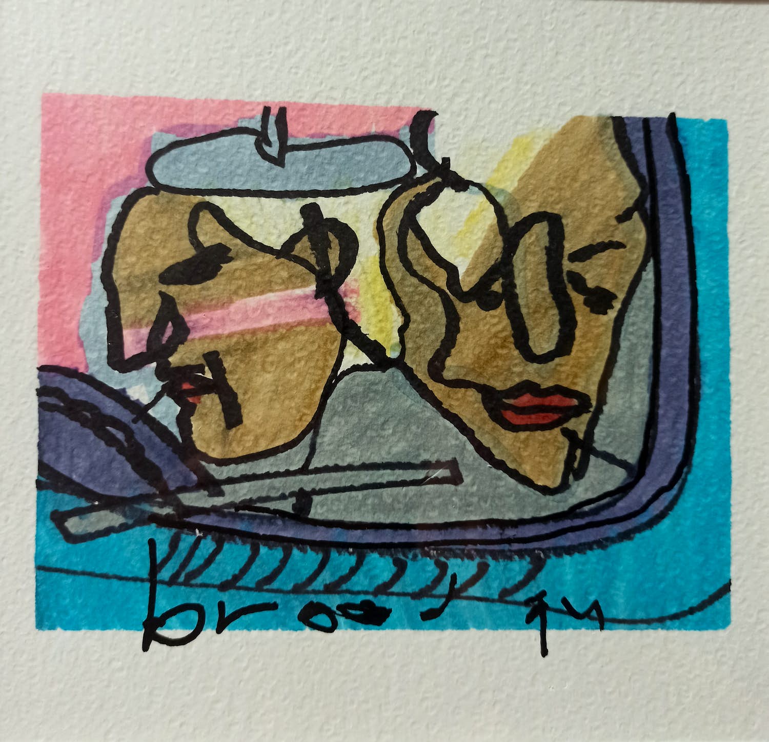 Herman Brood - Koppel in auto verkocht voor € 445!