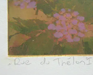 Laetitia de Haas - Rue de Thelon 1. Épreuve d'Artist.Uniek..!!! kopen? Bied vanaf 75!