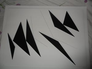 Genevieve Claisse - Composition géométrique gesigneerde 3D-constructie kopen? Bied vanaf 70!