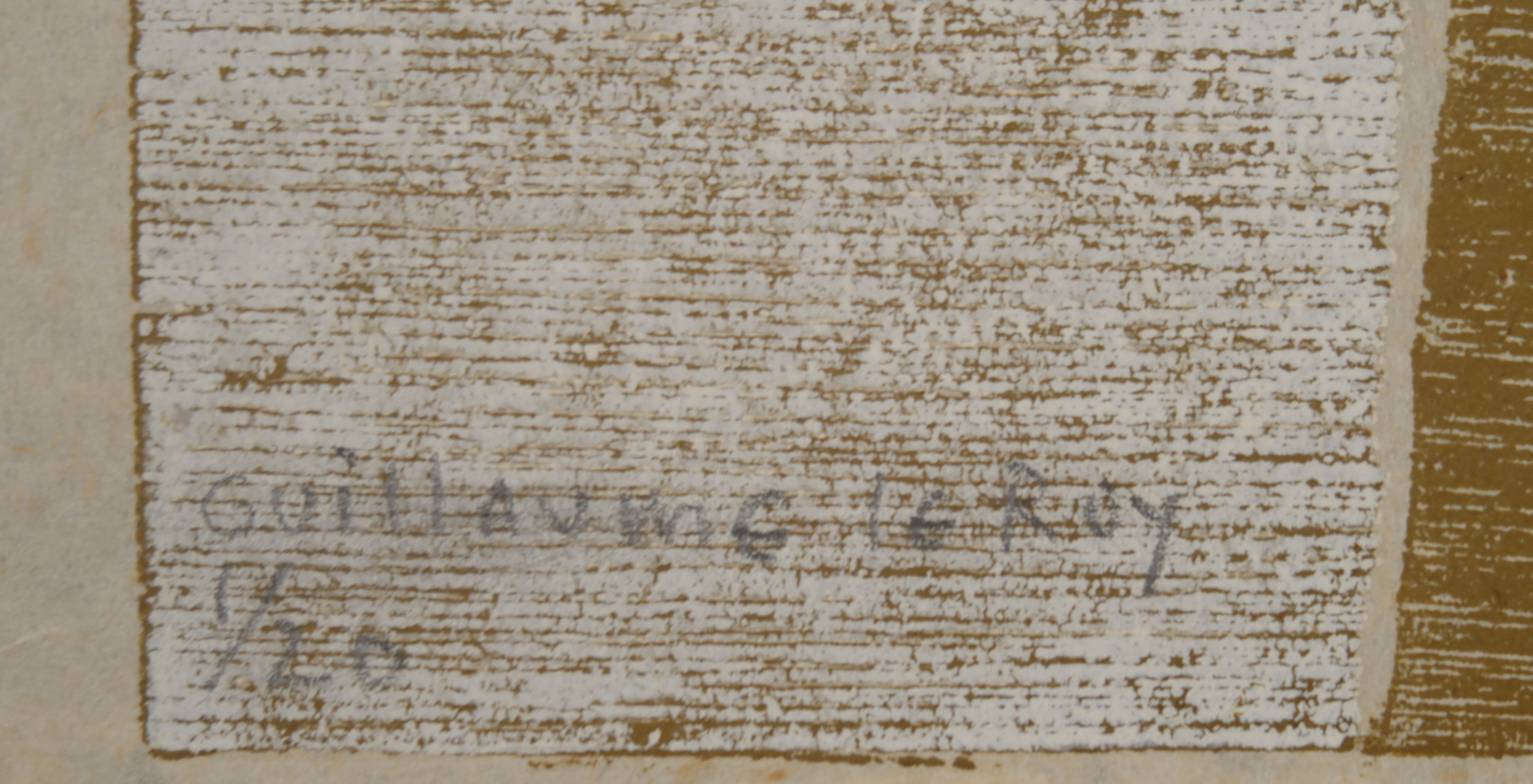 Guillaume Le Roy - Houtsnede, Zonder titel kopen? Bied vanaf 35!