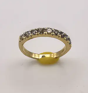 Gouden ring met Briljant geslepen Diamanten kaufen? Bieten Sie von 290!
