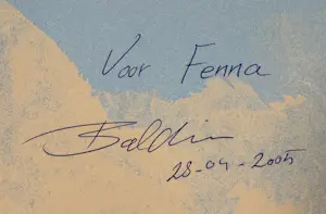 Ahmad Baldin - Olieverf op doek, Zonder titel - Ingelijst (inclusief gesigneerd boek!) kopen? Bied vanaf 100!