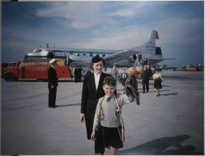 Paul Huf - C-Print op Dibond, Aankomst KLM Convair (Zeer Groot) kopen? Bied vanaf 1!