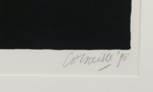 Corneille - Zeefdruk, Liggende vrouw - Ingelijst kopen? Bied vanaf 200!