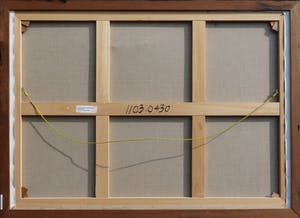 Charlotte Molenkamp - Groot werk in rood - Olieverf op doek kopen? Bied vanaf 2950!