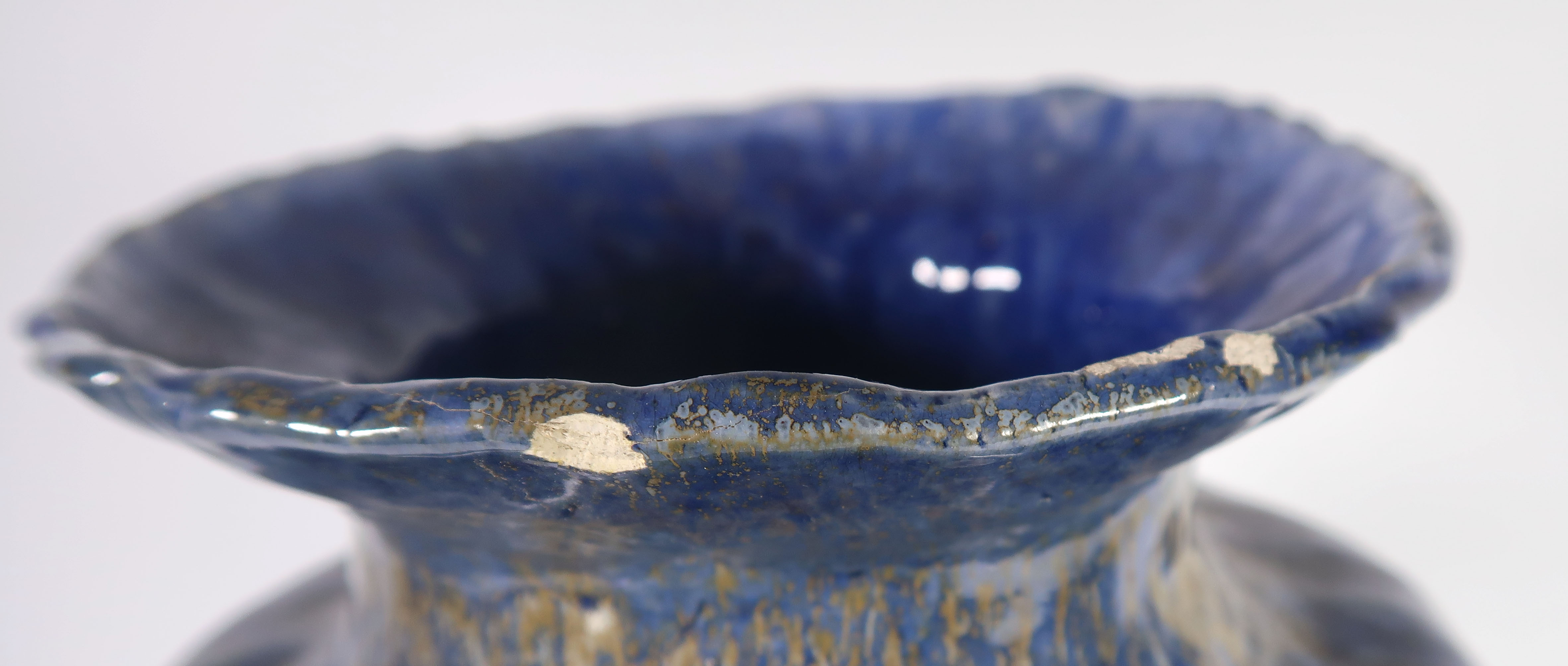 Peter von Hartsvelt Müller - Aardewerk, Blauw geglazuurde vaas (Groot) kopen? Bied vanaf 35!