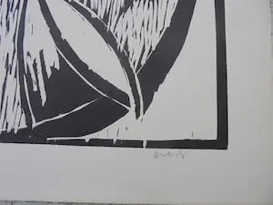 Pierre Alechinsky - Au Fil du Bois - grote houtsnede - Handgesigneerd - 25/150 kopen? Bied vanaf 575!