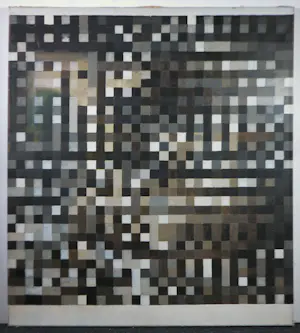 Maarten Verhaak - Olieverf op doek, Industrial Sound Piece kopen? Bied vanaf 100!