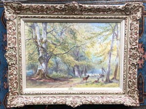 Henry Clark Pidgeon - C4010 - Roedel herten in New Forest 1870 kopen? Bied vanaf 600!